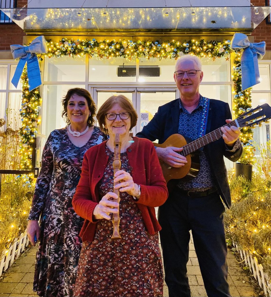 The Close Knit Band at Bridge House Care Home in Abingdon. December 2024